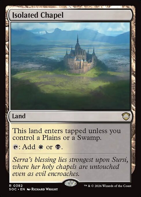 SOC, Isolated Chapel, Standard, 382, R, Near Mint, Normal, EN