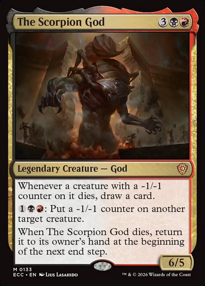 ECC, The Scorpion God, Standard, 133, M, Near Mint, Normal, EN