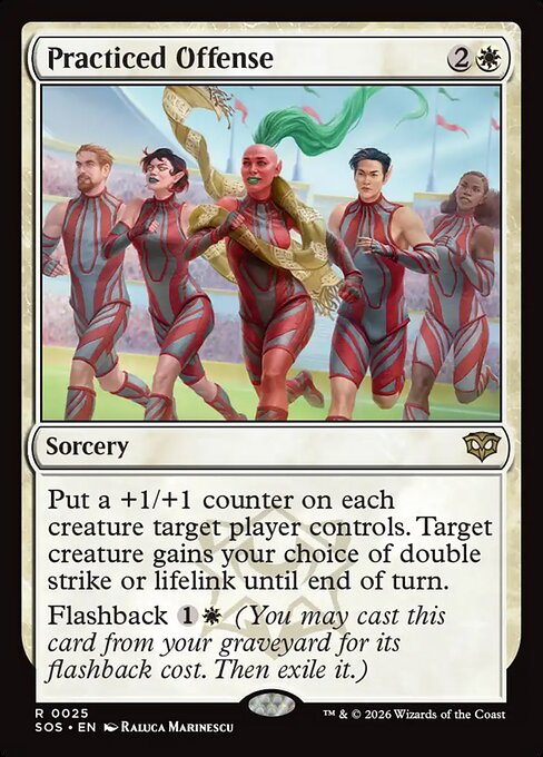 SOS, Practiced Offense, Standard, 25, R, Near Mint, Normal, EN