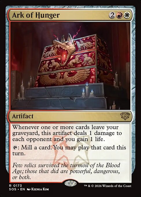 SOS, Ark of Hunger, Standard, 173, R, Near Mint, (Foil), EN