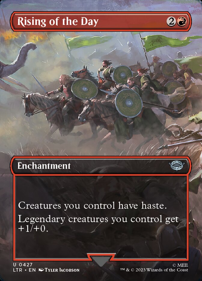LTR, Rising of the Day, (Borderless), 427, U, Near Mint, Normal, EN