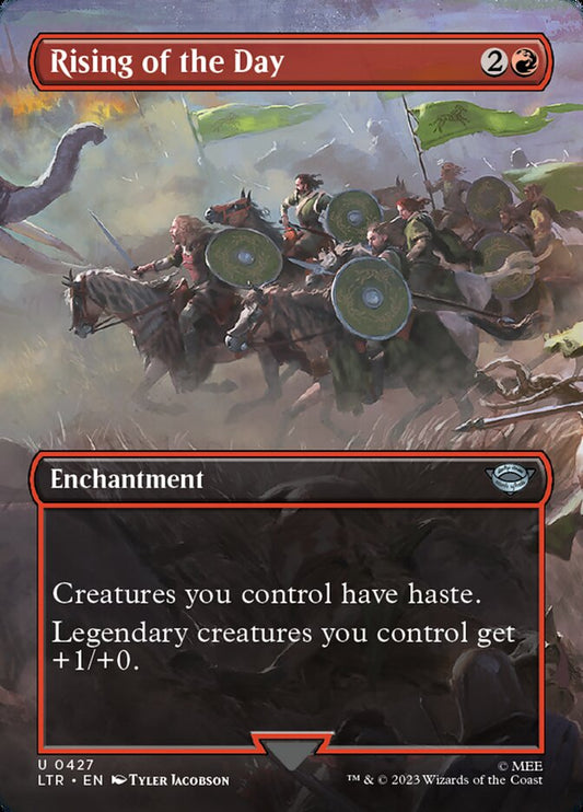 LTR, Rising of the Day, (Borderless), 427, U, Near Mint, Normal, EN