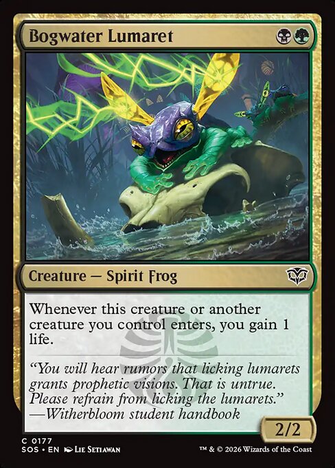 SOS, Bogwater Lumaret, Standard, 177, C, Near Mint, Normal, EN