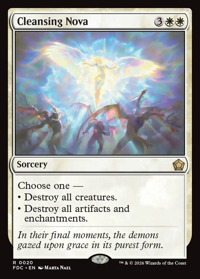 FDC, Cleansing Nova, Standard, 20, R, Near Mint, Normal, EN