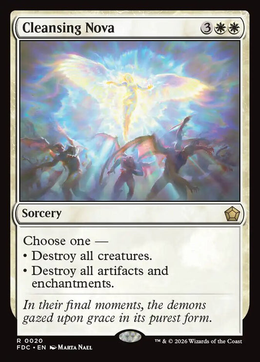FDC, Cleansing Nova, Standard, 20, R, Near Mint, Normal, EN