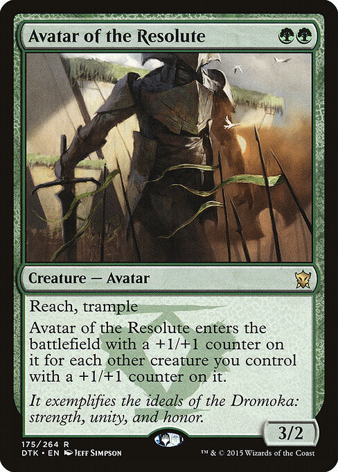DTK, Avatar of the Resolute, Standard, 175, R, Near Mint, Normal, EN