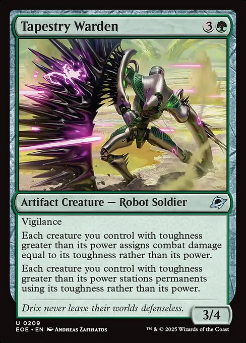 EOE, Tapestry Warden, Standard, 209, U, Near Mint, (Foil), EN