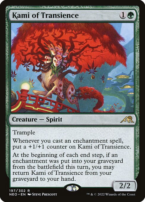 NEO, Kami of Transience, Standard, 197, R, Near Mint, Normal, EN