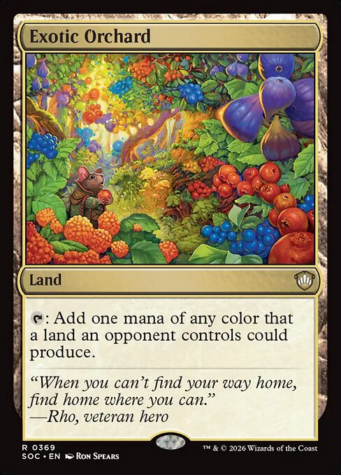 SOC, Exotic Orchard, Standard, 369, R, Near Mint, Normal, EN
