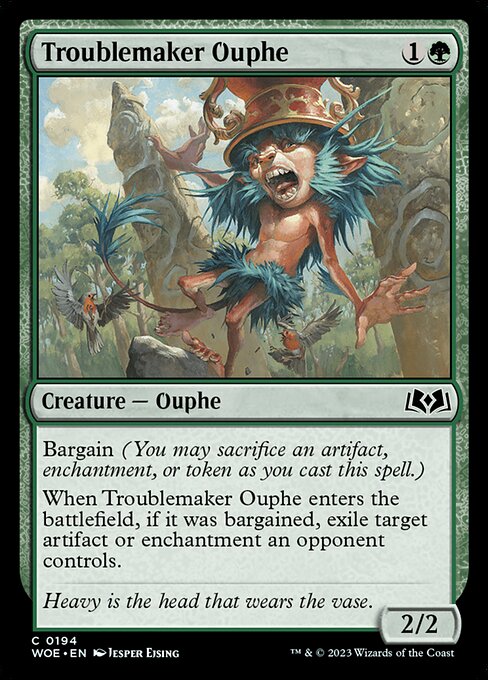 WOE, Troublemaker Ouphe, Standard, 194, C, Near Mint, Normal, EN