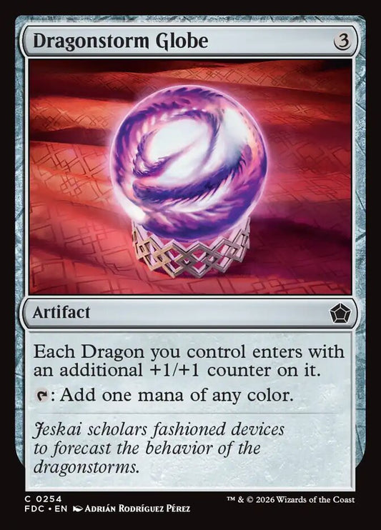 FDC, Dragonstorm Globe, Standard, 254, C, Near Mint, Normal, EN