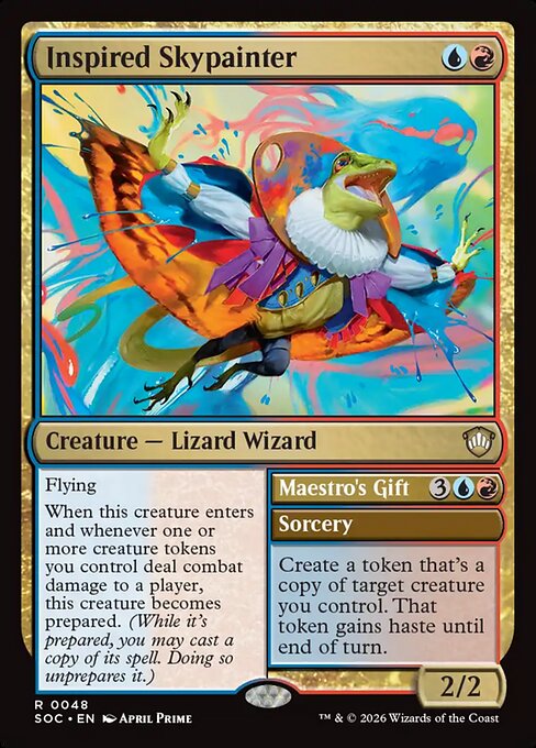 SOC, Inspired Skypainter // Maestro's Gift, Standard, 48, R, Near Mint, Normal, EN
