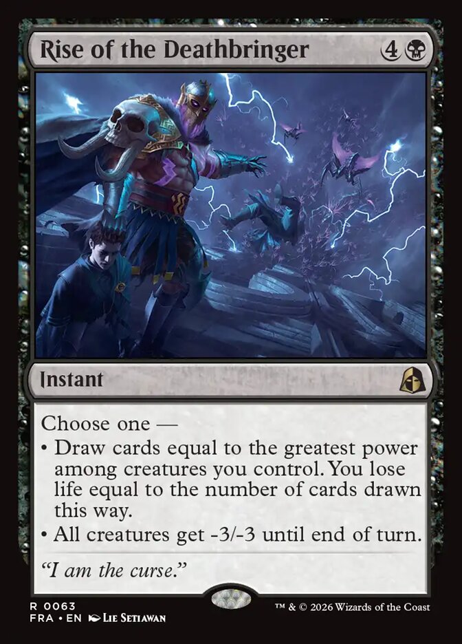 FRA, Rise of the Deathbringer, Standard, 63, R, Near Mint, (Foil), EN