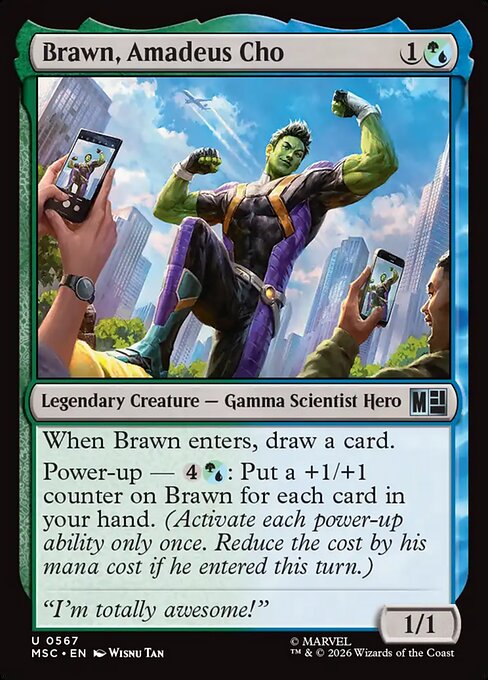 MSC, Brawn, Amadeus Cho, Standard, 567, U, Near Mint, Normal, EN
