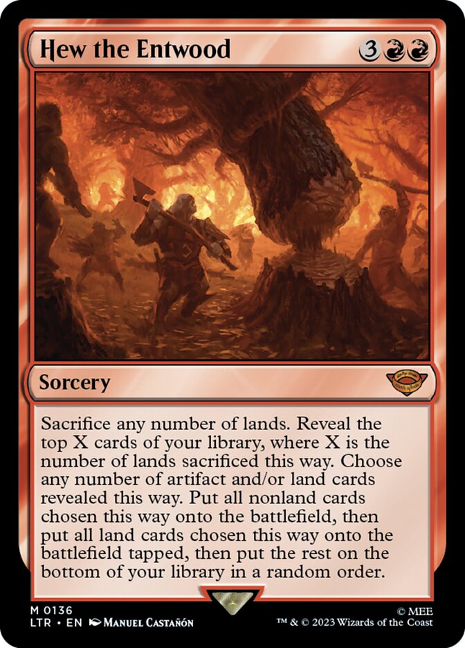 LTR, Hew the Entwood, Standard, 136, M, Near Mint, Normal, EN