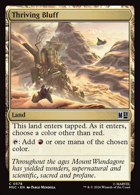 MSC, Thriving Bluff, Standard, 578, C, Near Mint, Normal, EN