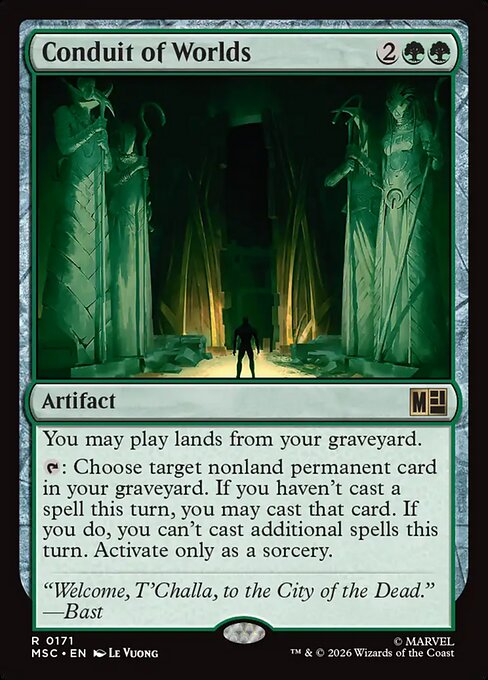 MSC, Conduit of Worlds, Standard, 171, R, Near Mint, Normal, EN