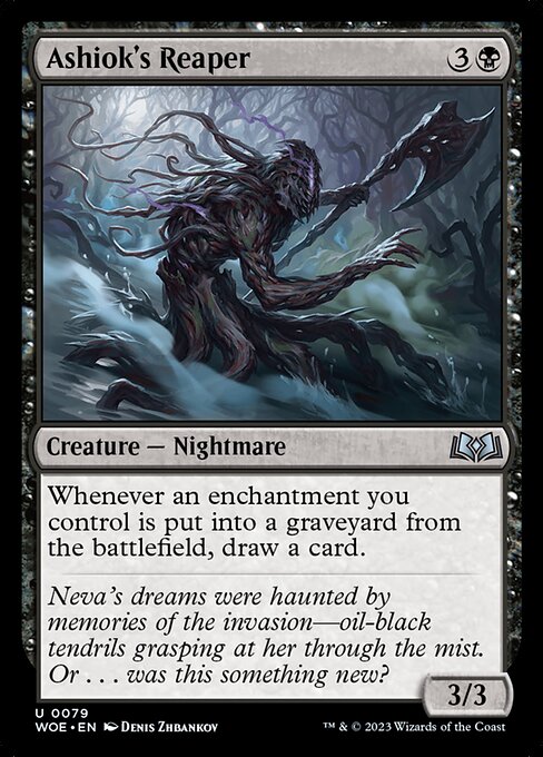 WOE, Ashiok's Reaper, Standard, 79, U, Near Mint, Normal, EN