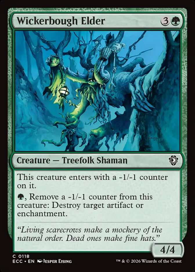 ECC, Wickerbough Elder, Standard, 118, C, Near Mint, Normal, EN
