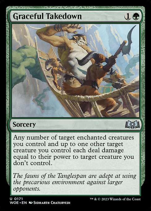 WOE, Graceful Takedown, Standard, 171, U, Near Mint, Normal, EN