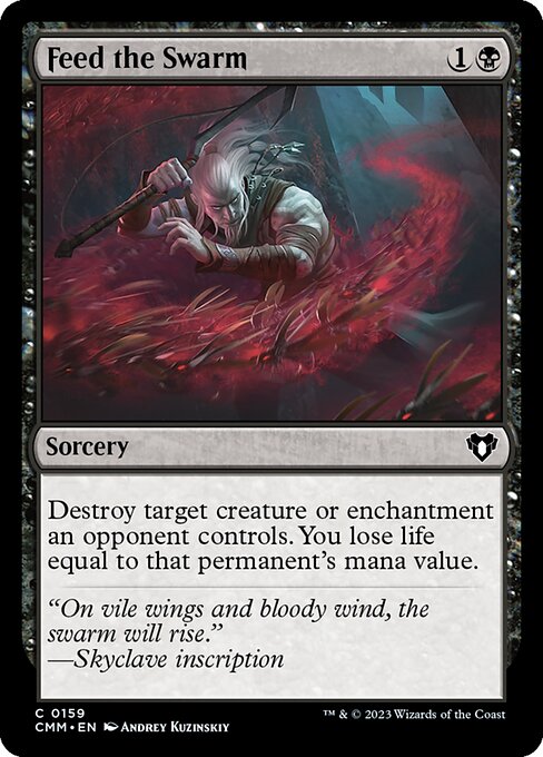 CMM, Feed the Swarm, Standard, 159, C, Near Mint, (Foil), EN