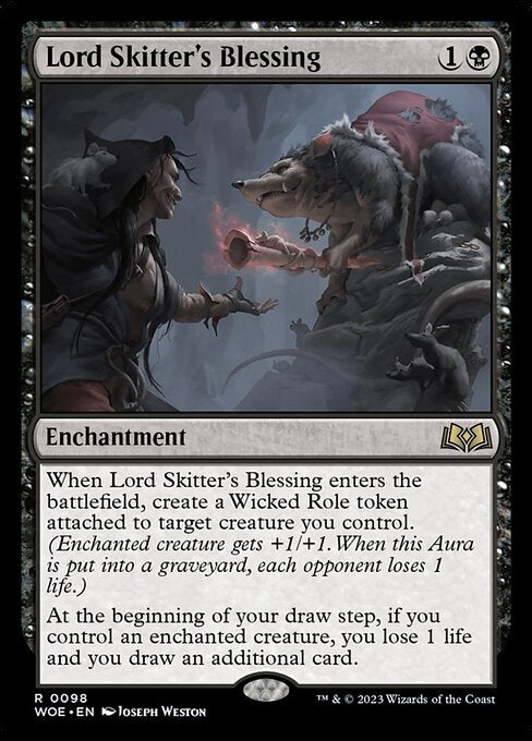 WOE, Lord Skitter's Blessing, Standard, 98, R, Near Mint, Normal, EN