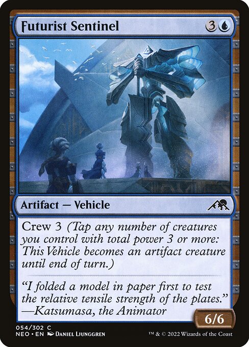 NEO, Futurist Sentinel, Standard, 54, C, Near Mint, Normal, EN