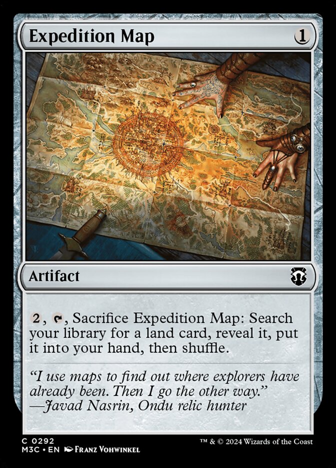 M3C, Expedition Map, Standard, 292, C, Near Mint, Normal, EN