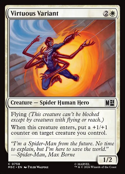 MSC, Virtuous Variant, Standard, 758, C, Near Mint, (Foil), EN