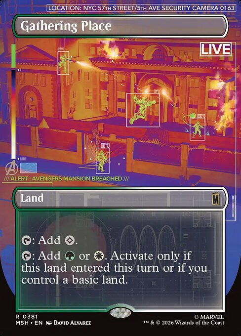 MSH, Gathering Place, (Borderless), 381, R, Near Mint, Normal, EN