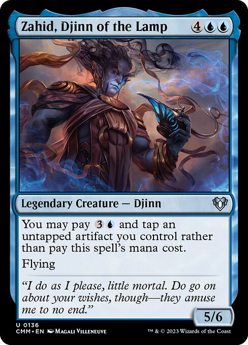 CMM, Zahid, Djinn of the Lamp, Standard, 136, U, Near Mint, Normal, EN