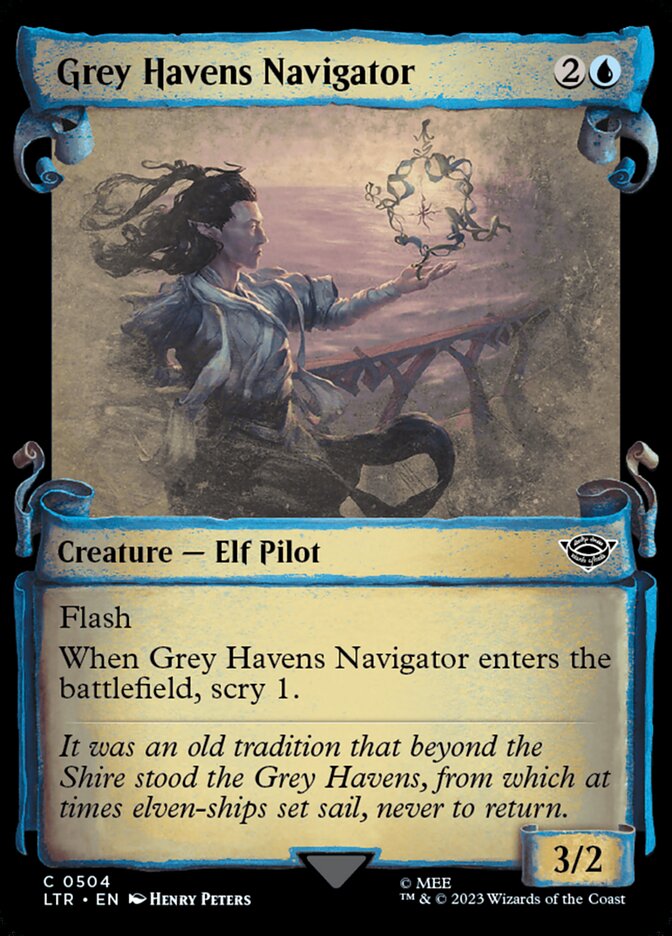 LTR, Grey Havens Navigator, (Showcase Scrolls), 504, C, Near Mint, Normal, EN