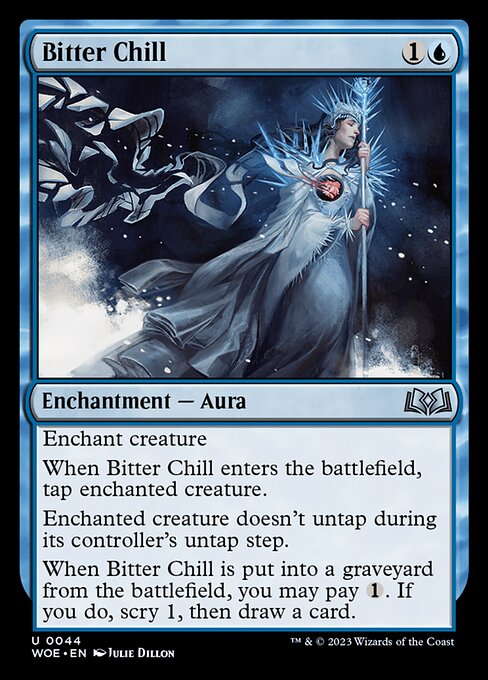 WOE, Bitter Chill, Standard, 44, U, Near Mint, (Foil), EN