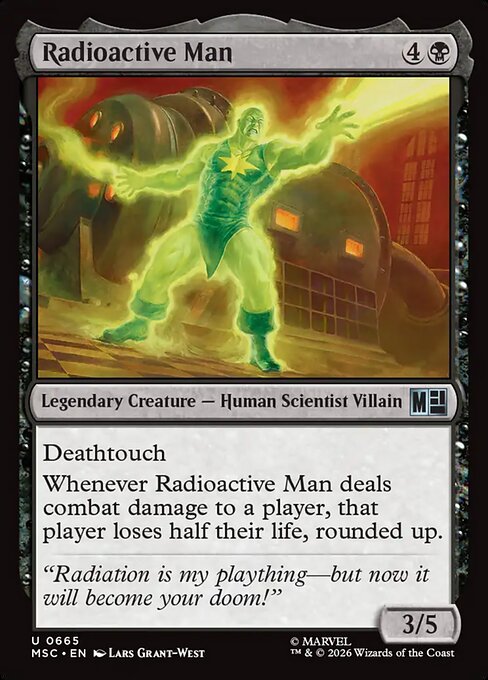 MSC, Radioactive Man, Standard, 665, U, Near Mint, Normal, EN