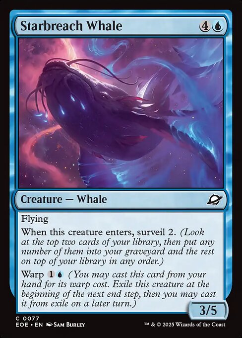 EOE, Starbreach Whale, Standard, 77, C, Near Mint, Normal, EN