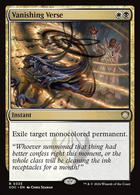 SOC, Vanishing Verse, Standard, 335, R, Near Mint, Normal, EN