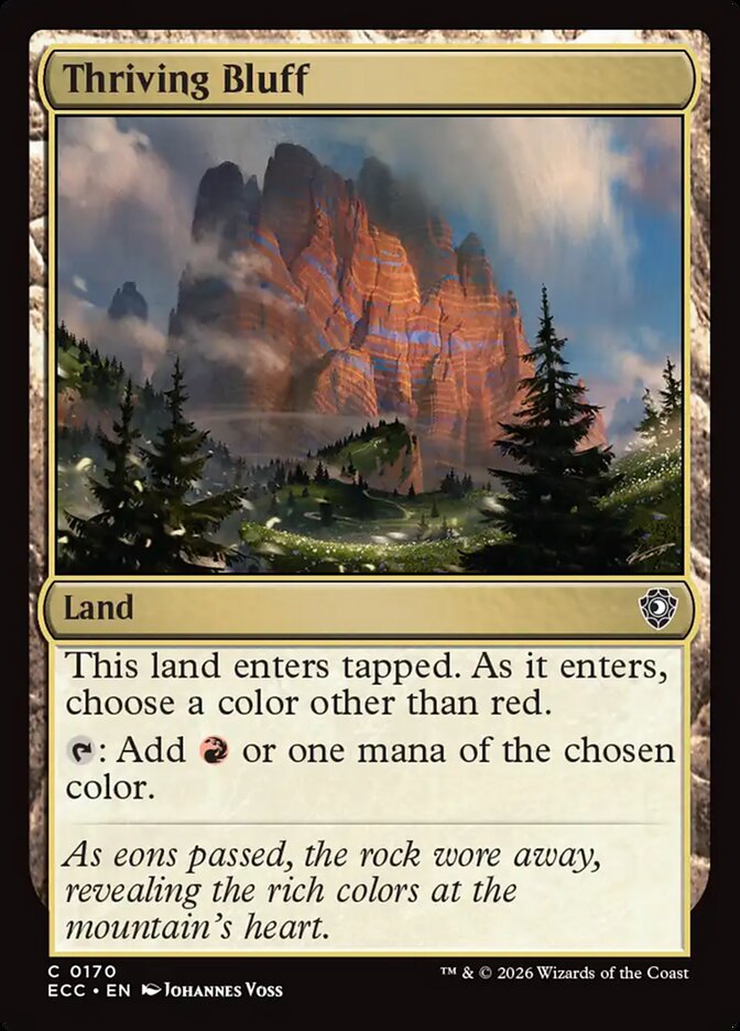 ECC, Thriving Bluff, Standard, 170, C, Near Mint, Normal, EN