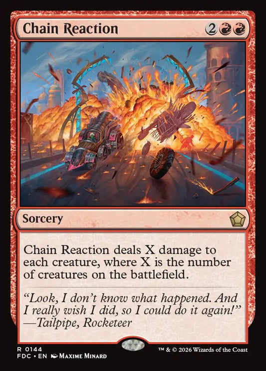 FDC, Chain Reaction, Standard, 144, R, Near Mint, Normal, EN