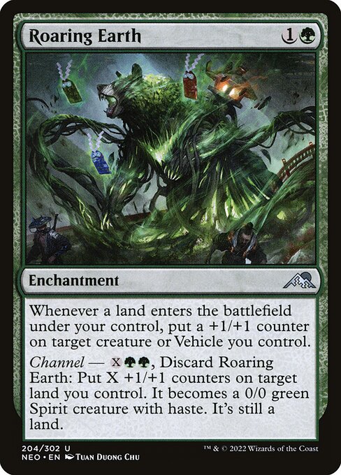 NEO, Roaring Earth, Standard, 204, U, Near Mint, Normal, EN