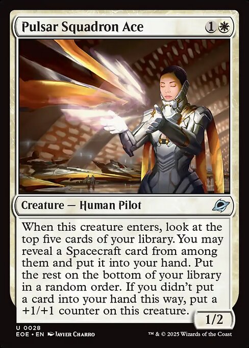 EOE, Pulsar Squadron Ace, Standard, 28, U, Near Mint, Normal, EN
