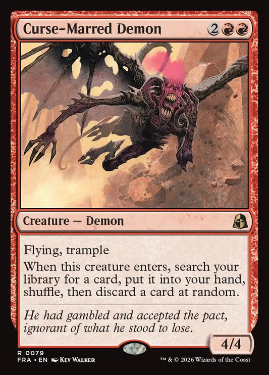 FRA, Curse-Marred Demon, Standard, 79, R, Near Mint, (Foil), EN