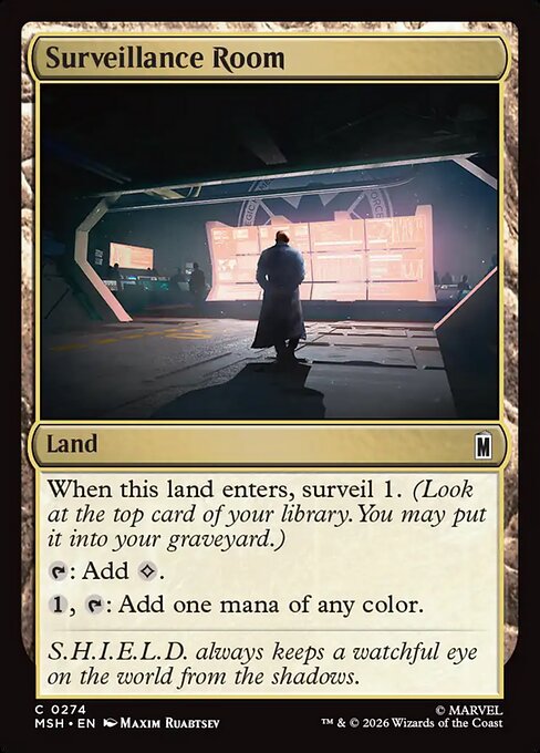 MSH, Surveillance Room, Standard, 274, C, Near Mint, (Foil), EN