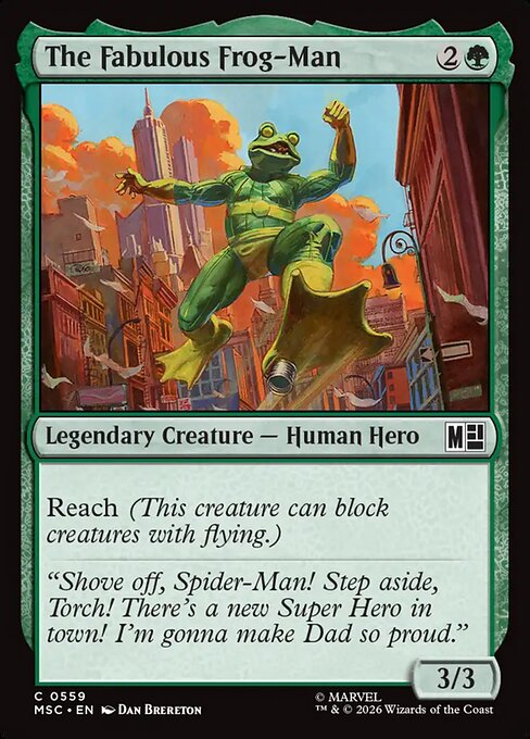 MSC, The Fabulous Frog-Man, Standard, 559, C, Near Mint, Normal, EN