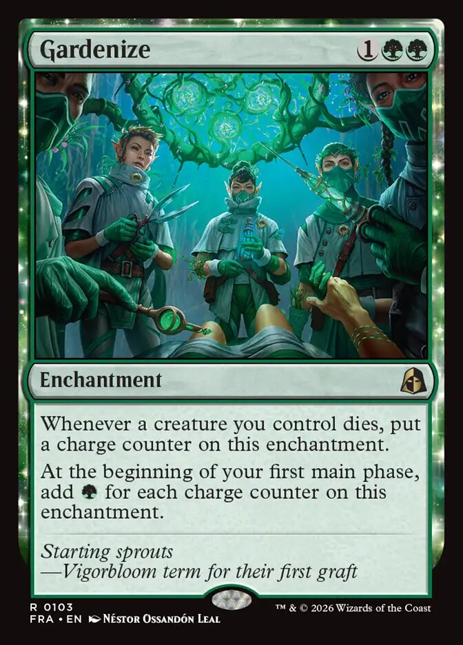 FRA, Gardenize, Standard, 103, R, Near Mint, Normal, EN