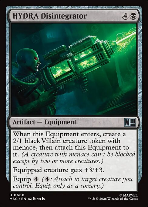 MSC, HYDRA Disintegrator, Standard, 660, U, Near Mint, Normal, EN