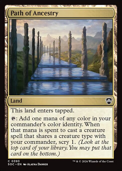 SOC, Path of Ancestry, Standard, 393, C, Near Mint, Normal, EN