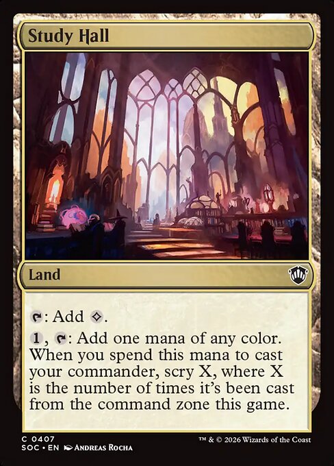 SOC, Study Hall, Standard, 407, C, Near Mint, Normal, EN