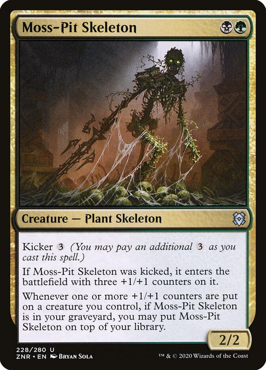 ZNR, Moss-Pit Skeleton, Standard, 228, U, Near Mint, (Foil), EN