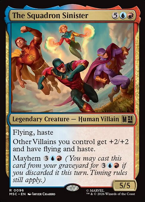 MSC, The Squadron Sinister, Standard, 96, R, Near Mint, (Surge Foil), EN