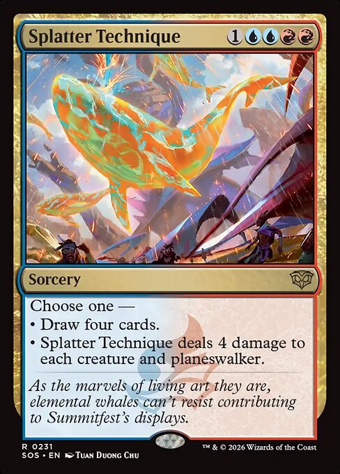 SOS, Splatter Technique, Standard, 231, R, Near Mint, Normal, EN
